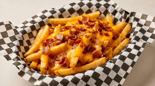 Bacon Cheese Fries.