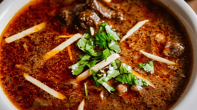 Beef Nihari Platter.