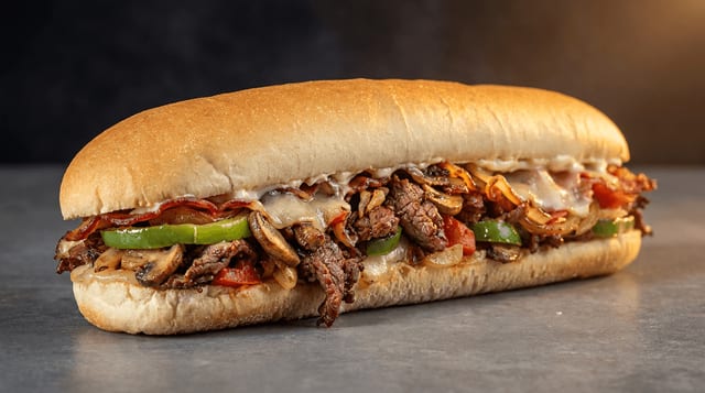 Ground Beef Bomb Sub.